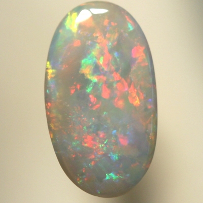 SOLID SEMI BLACK OPAL Full on colour, red and green sparkles